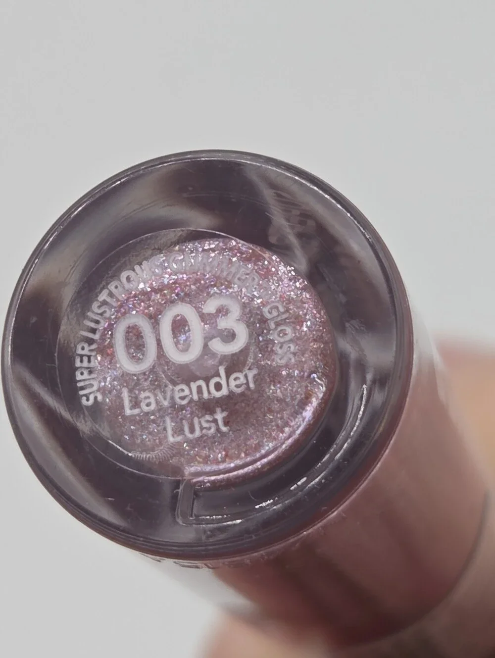 Revlon Super Lustrous Glimmer Liquid Lip Gloss in Lavender Lust
